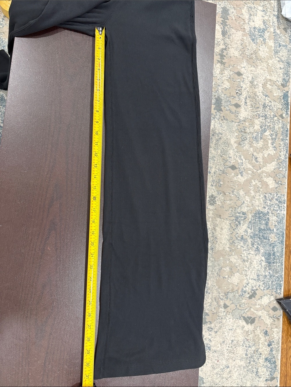 Buck Mason NWT Women’s Black Surplus Rib Weekender Pant XS Retail $98 Flaw - Picture 3 of 12